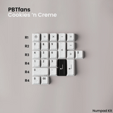 [Preorder] PBTfans Cookies 'n Creme Keycap Set Doubleshot ABS - Divinikey