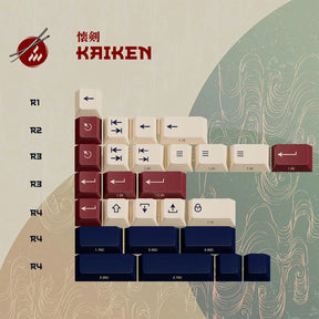 [Preorder] PBTfans Ronin Keycap Set Doubleshot ABS - Divinikey