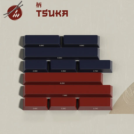 [Preorder] PBTfans Ronin Keycap Set Doubleshot ABS - Divinikey