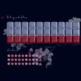 [Preorder] PBTfans Soul Blossom Keycap Set Doubleshot ABS - Divinikey