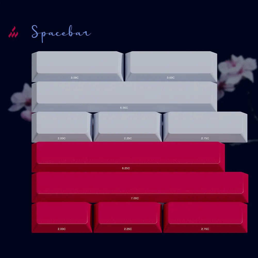 [Preorder] PBTfans Soul Blossom Keycap Set Doubleshot ABS - Divinikey