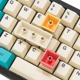 Retro 80s Keycap Set Dye-Sub PBT - Divinikey
