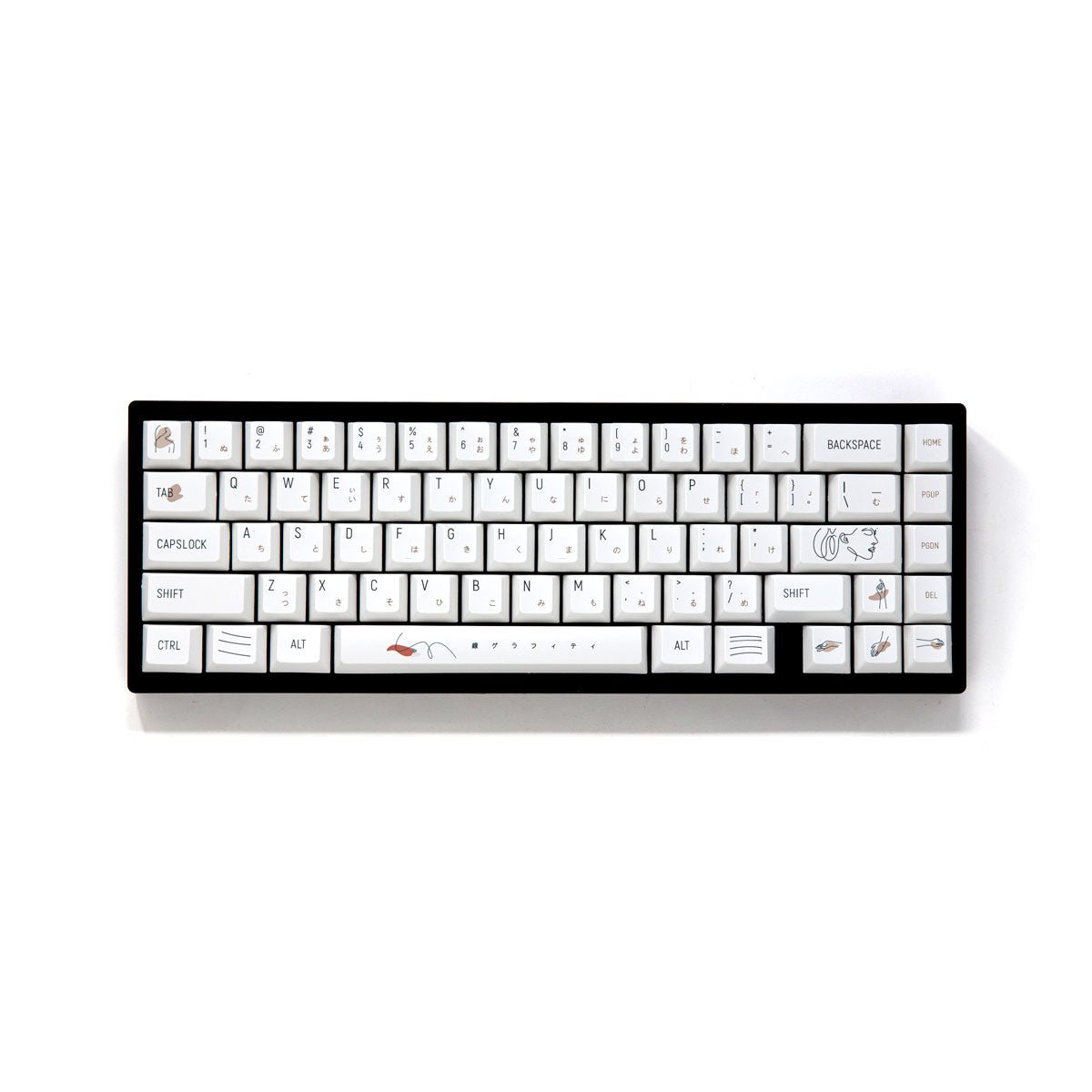 Simple Curve R2 Keycap Set Dye-Sub PBT - Divinikey