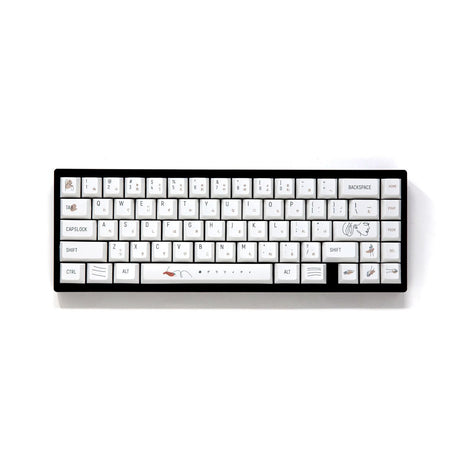 Simple Curve R2 Keycap Set Dye-Sub PBT - Divinikey