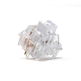 Wuque WS Aurora Clear Linear Switches - Divinikey
